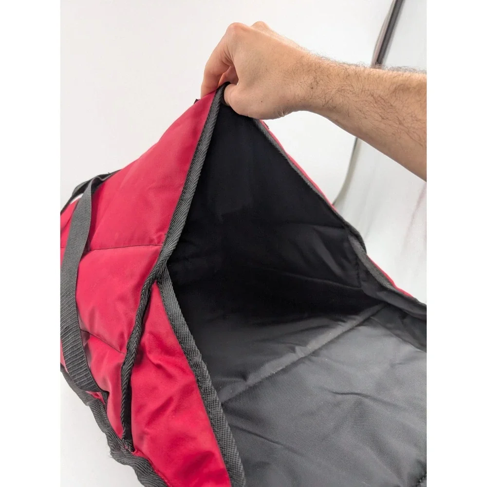 Vintage‎ Pizza Hut Insulated Delivery Bag Comin In Hot Version Red